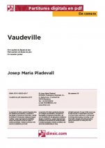 Vaudeville-Da Camera (peces soltes en pdf)-Partitures Bàsic