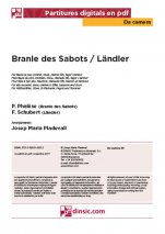 Branle des Sabots / Ländler-Da Camera (piezas sueltas en pdf)-Escuelas de Música i Conservatorios Grado Elemental-Partituras Básico