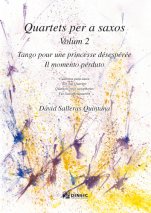 Quartets per a saxos 2-Instrumental Music (paper copy)-Music Schools and Conservatoires Intermediate Level-Music Schools and Conservatoires Advanced Level-Scores Advanced-Scores Intermediate