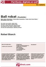 Ball robat-Da Camera (peces soltes en pdf)-Partitures Bàsic