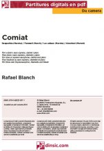 Comiat-Da Camera (separate PDF pieces)-Scores Elementary