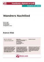 Wandrers Nachtlied-Quaderns de cançó (peces soltes en pdf)-Escoles de Música i Conservatoris Grau Superior-Partitures Avançat