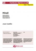 Mirall-Saxo Repertoire (separate PDF pieces)-Scores Elementary