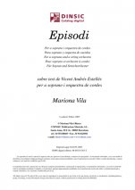Episodi-Música vocal (publicació en pdf)-Partitures Bàsic