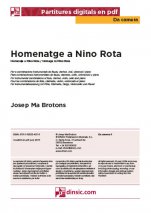 Homenatge a Nino Rota-Da Camera (peces soltes en pdf)-Partitures Bàsic