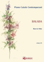 Balada-Piano català contemporani-Partituras Avanzado