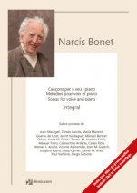Cançons per a veu i piano - INTEGRAL-Cançons de Narcís Bonet-Partituras Avanzado