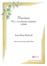 Nocturn, per a veu (mezzo soprano) i piano-Quaderns de cançó (publicació en paper)-Escuelas de Música i Conservatorios Grado Superior-Partituras Avanzado