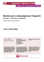 Remei per a desangoixar l’esperit-Música para instrumentos de cobla (piezas sueltas en pdf)-Partituras Avanzado-Música Tradicional Catalunya