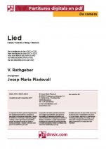 Lied-Da Camera (peces soltes en pdf)-Escoles de Música i Conservatoris Grau Elemental-Partitures Bàsic