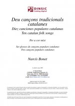 Deu cançons populars catalanes-Música coral catalana (publicació en pdf)-Partitures Intermig