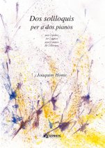 Dos soliloquis per a dos pianos-Música instrumental (publicación en papel)-Partituras Avanzado