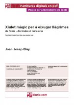 Xiulet màgic per a eixugar llàgrimes-Música per a instruments de cobla (peces soltes en pdf)-Partitures Avançat-Música Tradicional Catalunya