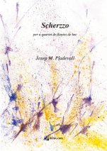 Scherzo, per a quartet de flautes de bec-Música instrumental (publicación en papel)-Escuelas de Música i Conservatorios Grado Medio-Partituras Intermedio