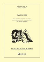 Nadal 2000 (Reducció piano)-Nadal-Música coral catalana (publicació en paper)-Partitures Avançat