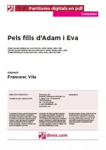 Pels fills d’Adam i Eva-Cançoner (separate PDF pieces)-Scores Intermediate