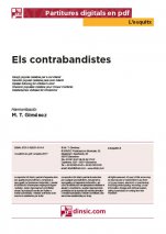 Els contrabandistes-L'Esquitx (piezas sueltas en pdf)-Escuelas de Música i Conservatorios Grado Elemental-Partituras Básico