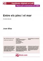 Entre els pins i el mar-Music for Cobla Instruments (digital PDF copy)-Music Schools and Conservatoires Intermediate Level-Scores Intermediate