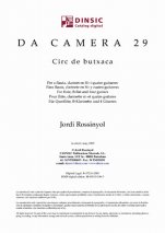 Da Camera 29: circo de bolsillo-Da Camera (publicación en pdf)-Partituras Básico