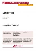 Vaudeville-Da Camera (piezas sueltas en pdf)-Partituras Básico