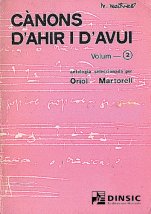 Cànons d'ahir i d'avui 2-Cànons d'ahir i d'avui-Scores Intermediate