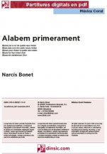 Alabem primerament-Música coral catalana (piezas sueltas en pdf)-Partituras Intermedio