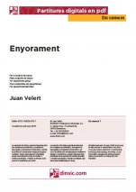 Enyorament-Da Camera (peces soltes en pdf)-Partitures Bàsic