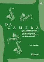 Da Camera 28: Tres danzas americanas para cuarteto de saxofones-Da Camera (publicación en papel)-Partituras Básico