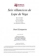 Seis villancicos de Lope de Vega-Música vocal (digital PDF copy)-Scores Elementary