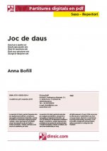 Joc de daus-Repertori per a Saxo (peces soltes en pdf)-Partitures Bàsic