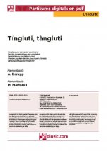 Tíngluti, tàngluti-L'Esquitx (peces soltes en pdf)-Escoles de Música i Conservatoris Grau Elemental-Partitures Bàsic