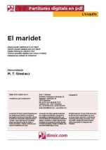 El maridet-L'Esquitx (separate PDF pieces)-Music Schools and Conservatoires Elementary Level-Scores Elementary