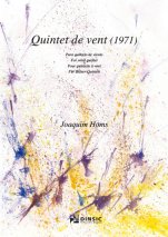 Quintet de vent (1971)-Música instrumental (publicación en papel)-Partituras Avanzado