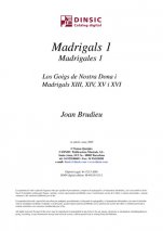 Madrigales 1-Música coral catalana (publicación en pdf)-Partituras Intermedio