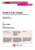 Festa a Can Cargol-Cançoner (cançons soltes en pdf)-Escoles de Música i Conservatoris Grau Elemental-Partitures Bàsic