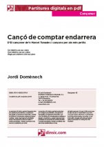 Cançó de comptar endarrera-Cançoner (canciones sueltas en pdf)-Escuelas de Música i Conservatorios Grado Elemental-Partituras Básico