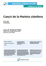 Cançó de la Marieta cistellera-Quaderns de cançó (peces soltes en pdf)-Escoles de Música i Conservatoris Grau Mitjà-Partitures Intermig