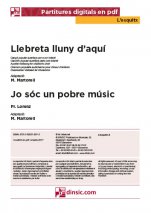 Llebreta lluny d'aquí - Jo sóc un pobre músic-L'Esquitx (piezas sueltas en pdf)-Escuelas de Música i Conservatorios Grado Elemental-Partituras Básico