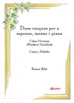 Dues cançons per a soprano, mezzo i piano-Quaderns de cançó (publicació en paper)-Partitures Avançat