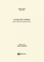 Cançó de comiat, veus mixtes i piano-Separates d'obres vocals o corals-Música Tradicional Catalunya-Partituras Intermedio