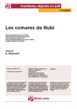 Les comares de Rubí-L'Esquitx (peces soltes en pdf)-Escoles de Música i Conservatoris Grau Elemental-Partitures Bàsic
