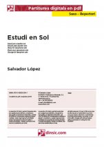 Estudi en Sol-Saxo Repertoire (separate PDF pieces)-Scores Elementary