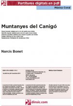 Muntanyes del Canigó-Música coral catalana (peces soltes en pdf)-Partitures Intermig