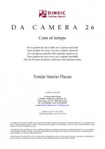 Da Camera 26: Como el tiempo-Da Camera (publicación en pdf)-Partituras Básico