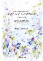 Lieder de F. Mendelssohn (Arranjaments corals)-Música vocal (publicació en paper)-Escoles de Música i Conservatoris Grau Elemental-Escoles de Música i Conservatoris Grau Mitjà-Partitures Bàsic