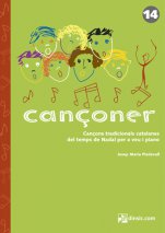 Cançoner 14: Villancicos tradicionales catalanes para voz y piano-Cançoner (publicación en papel)-Navidad-Musicografía