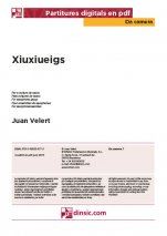 Xiuxiueigs-Da Camera (peces soltes en pdf)-Partitures Bàsic