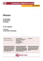 Minuet-Da Camera (peces soltes en pdf)-Escoles de Música i Conservatoris Grau Elemental-Partitures Bàsic