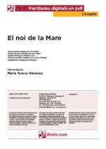 El Noi de la Mare-L'Esquitx (separate PDF pieces)-Music Schools and Conservatoires Elementary Level-Scores Elementary