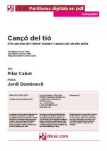 Cançó del tió-Cançoner (cançons soltes en pdf)-Escoles de Música i Conservatoris Grau Elemental-Partitures Bàsic